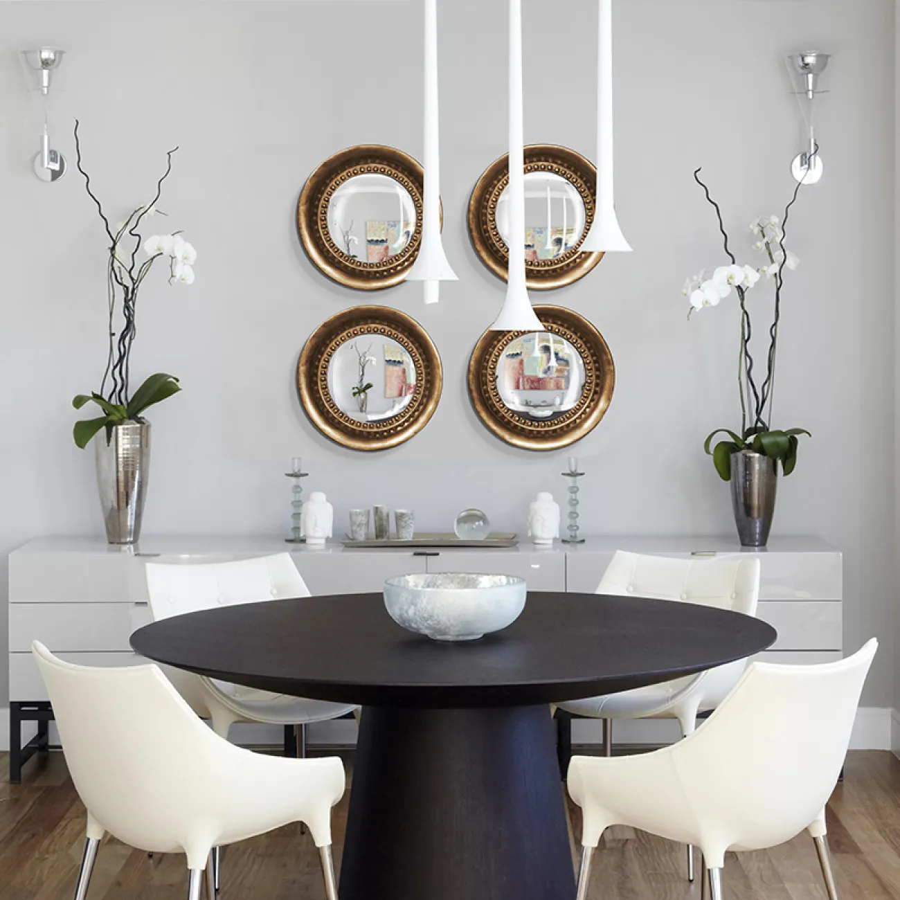 Роскошный набор из 4 зеркал для гостиной LaLume DK20916-23