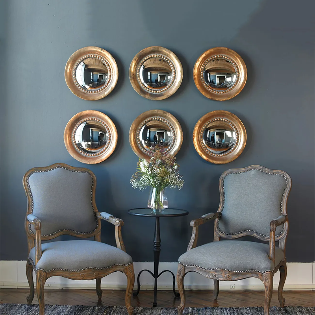 Роскошный набор из 4 зеркал для гостиной LaLume DK20916-23