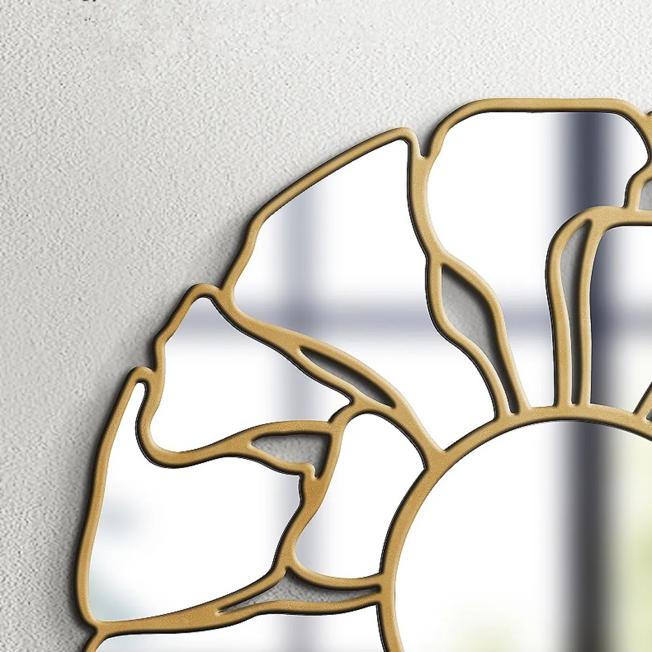 Дизайнерское зеркало креативной формы для гостиной LaLume DK20923-23