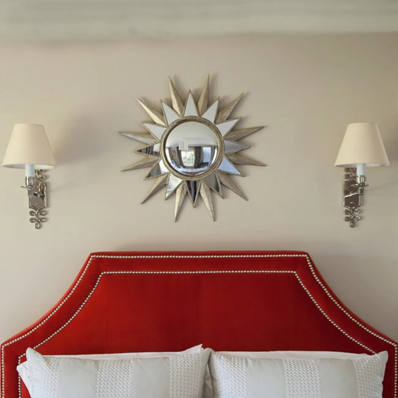 Креативное зеркало в форме солнца для гостиной LaLume DK20924-23