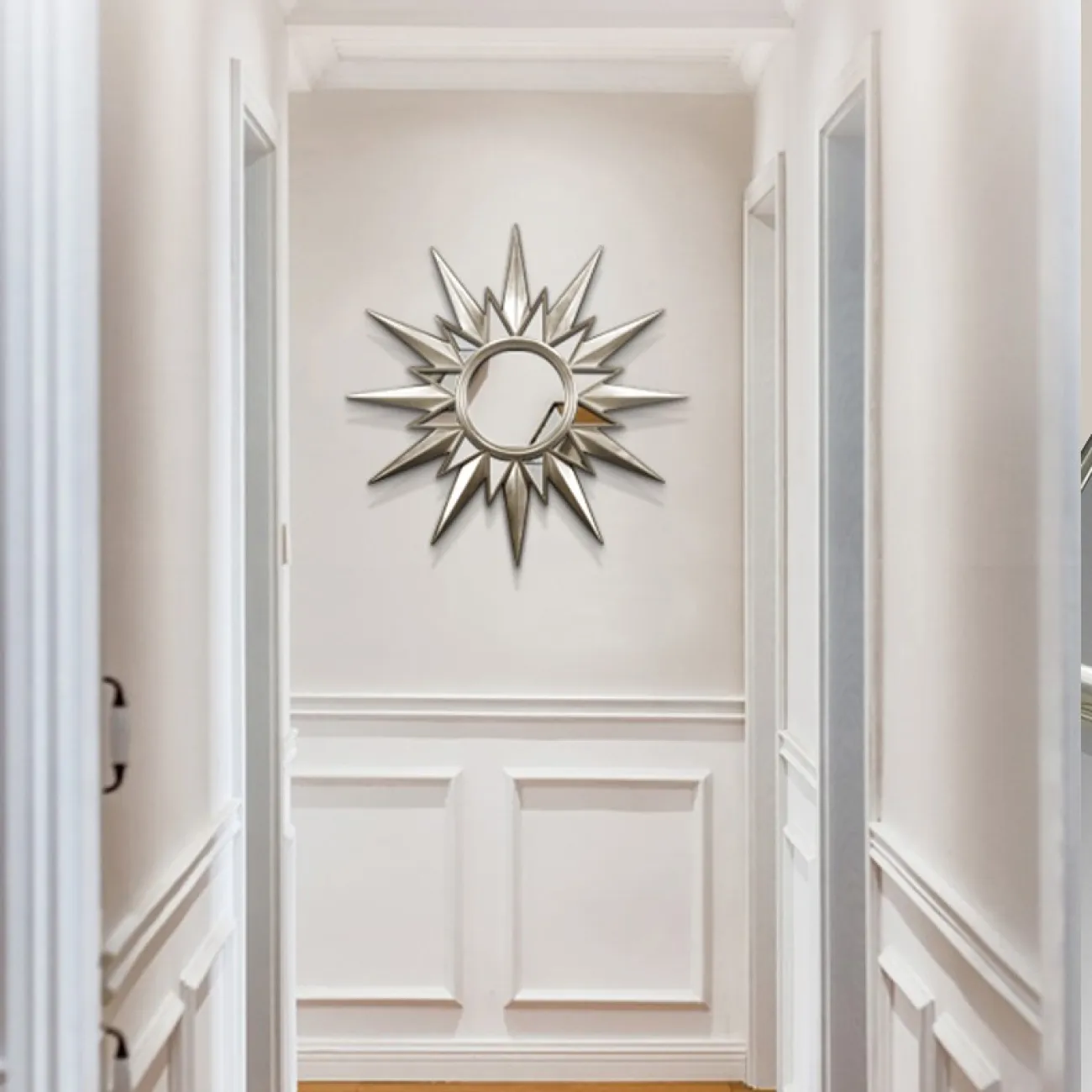 Креативное зеркало в форме солнца для гостиной LaLume DK20924-23