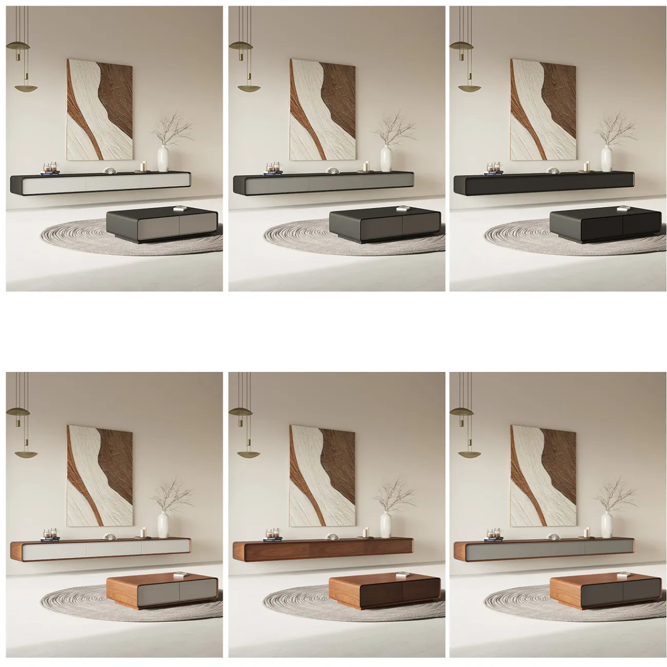 Современный минималистичный набор для гостиной LaLume MB20494-23 Современный минималистичный набор для гостиной LaLume MB20494-23