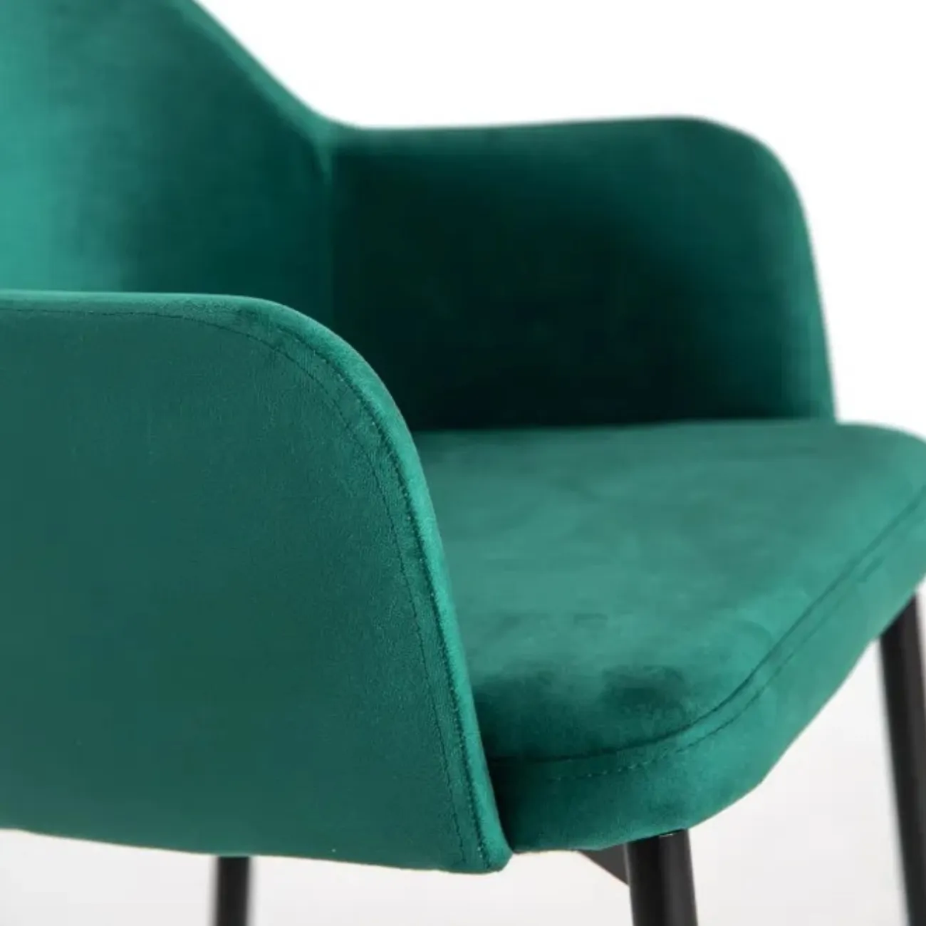 Стул зелёный с подлокотниками LaLume 37011-29 Стул зелёный с подлокотниками LaLume 37011-29