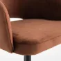 Стул коричневый с подлокотниками LaLume 37012-29