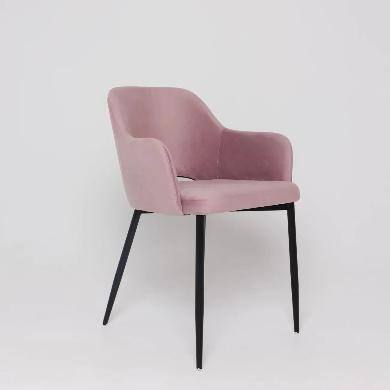 Стул розовый с подлокотниками LaLume 37013-29