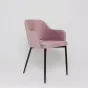 Стул розовый с подлокотниками LaLume 37013-29