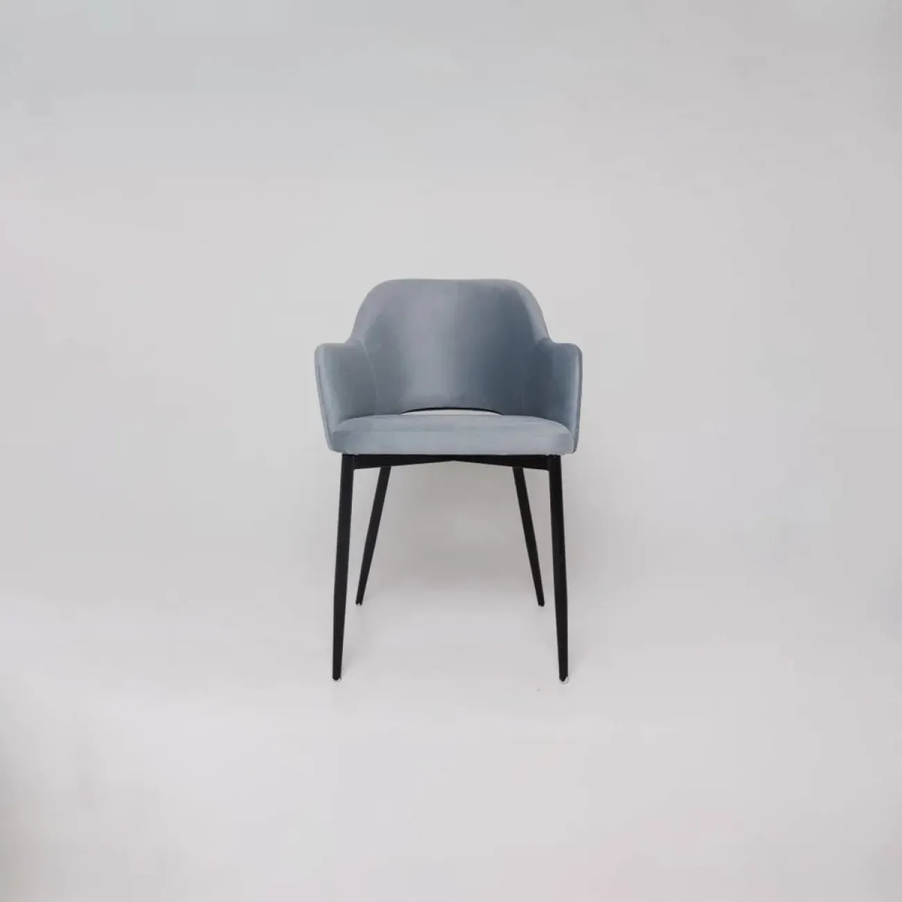 Стул светло-серый с подлокотниками LaLume 37014-29