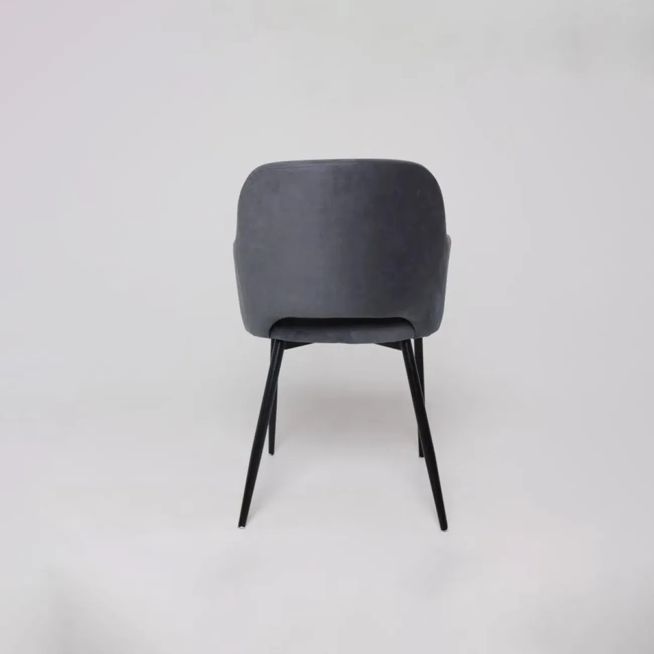 Стул тёмно-серый с подлокотниками LaLume 37015-29