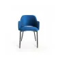 Стул синий с подлокотниками LaLume 37016-29