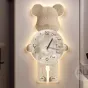 Настенные часы в форме медведя с подсветкой AW 37470-29