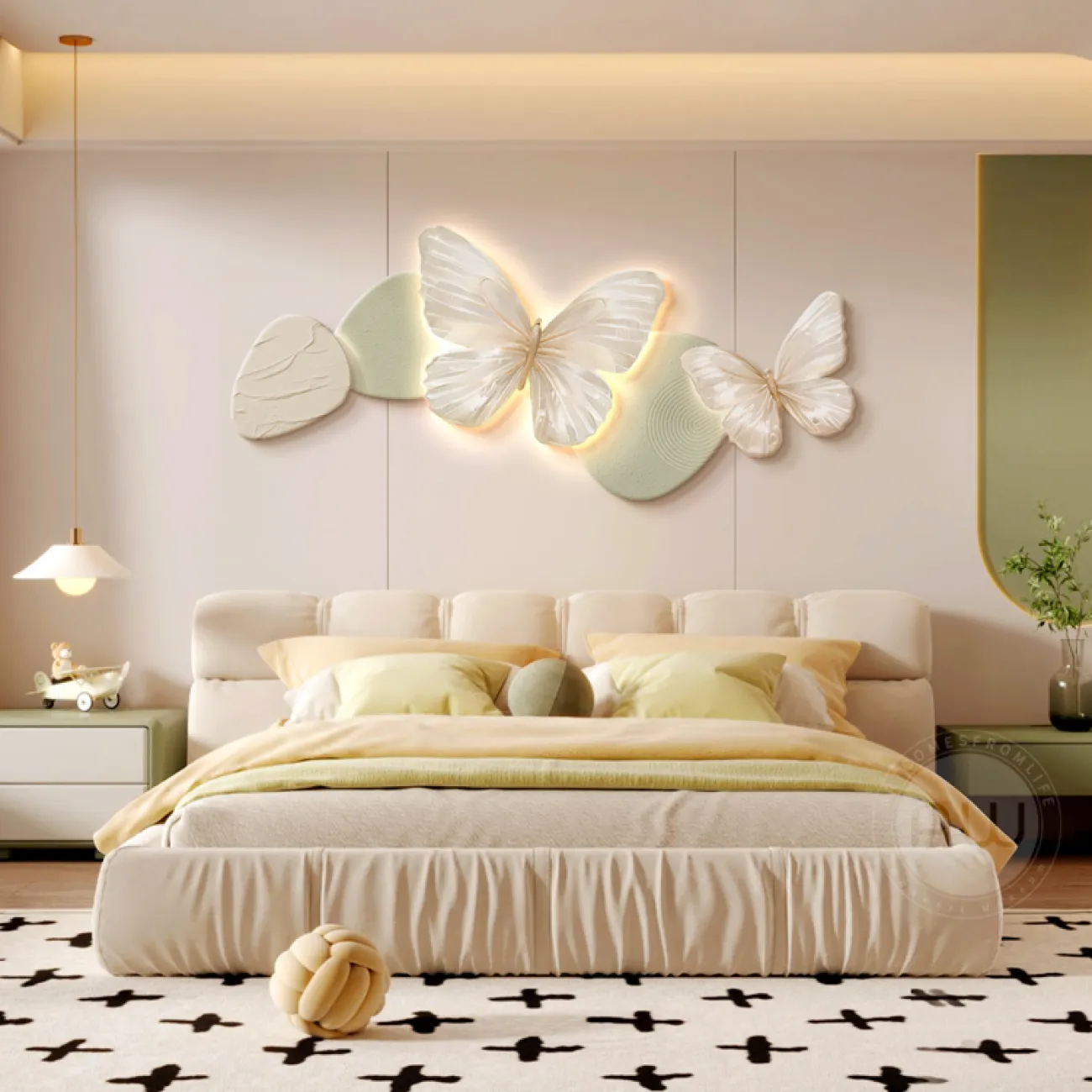 Настенный 3D декор бабочки AW 37471-29 Настенный 3D декор бабочки AW 37471-29