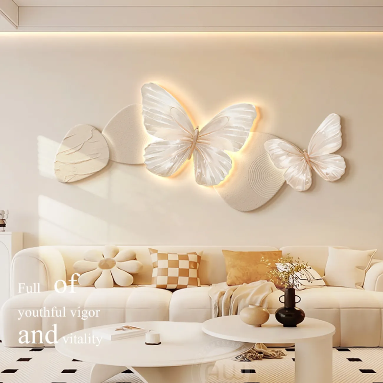 Настенный 3D декор бабочки AW 37471-29 Настенный 3D декор бабочки AW 37471-29