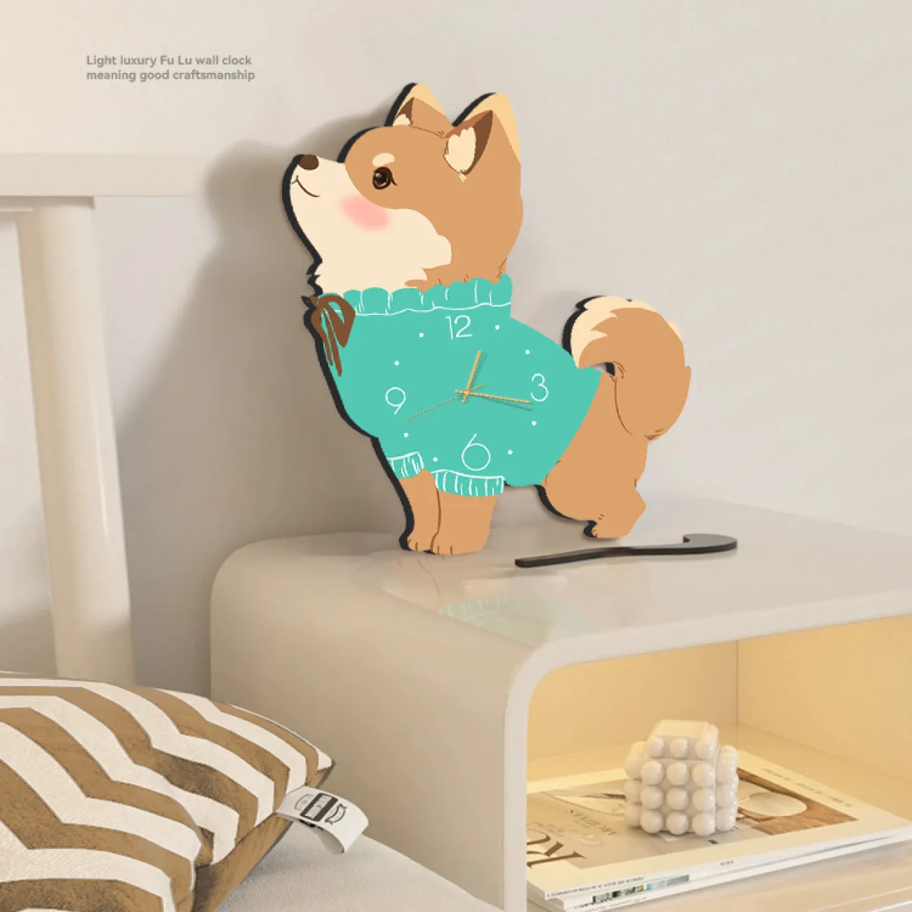 Милые настенные часы щенок  AW 37473-29