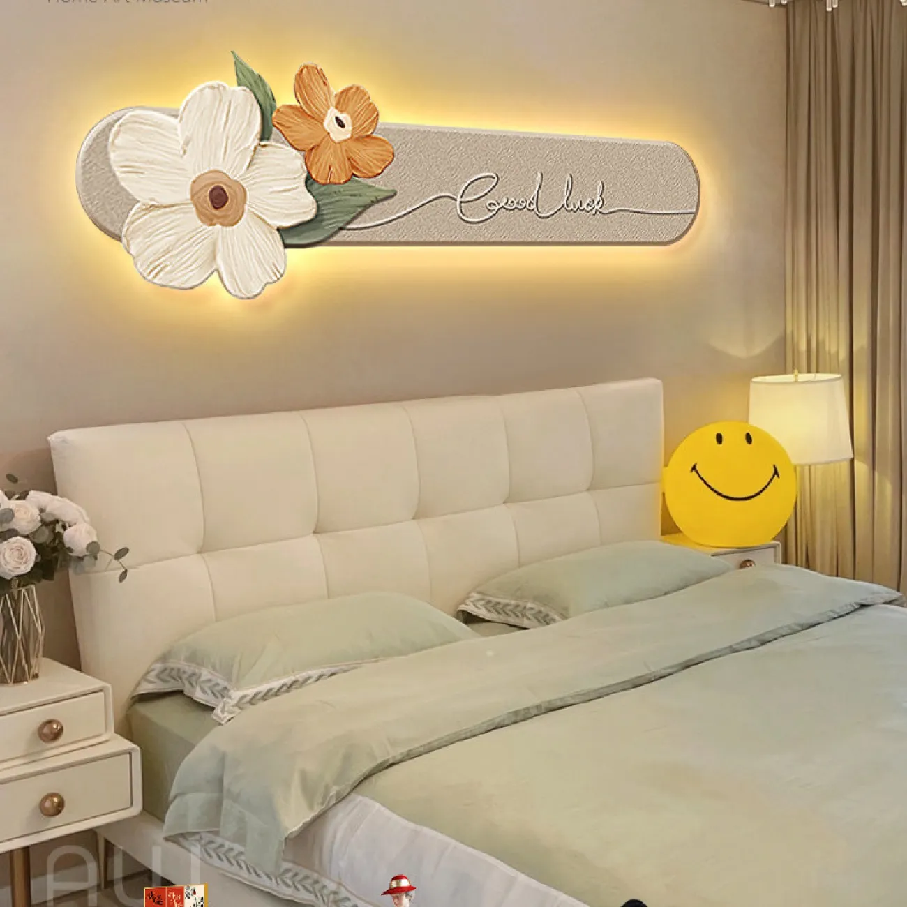 Настенный декор абстрактный цветок фреска AW 37475-29