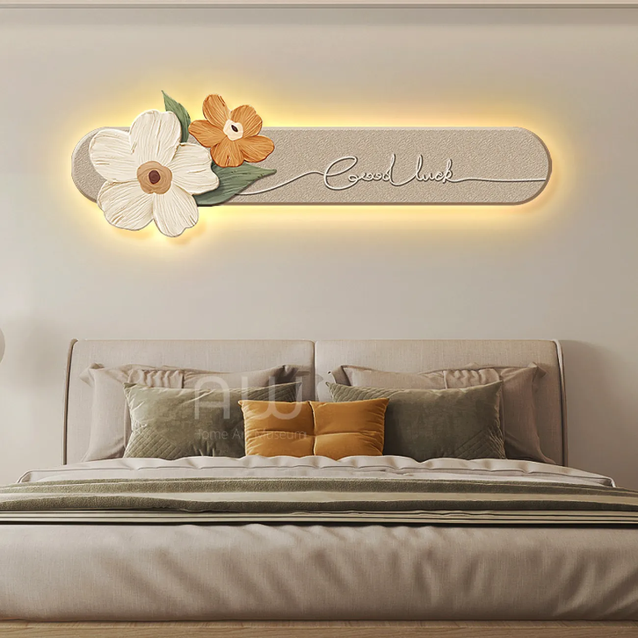 Настенный декор абстрактный цветок фреска AW 37475-29