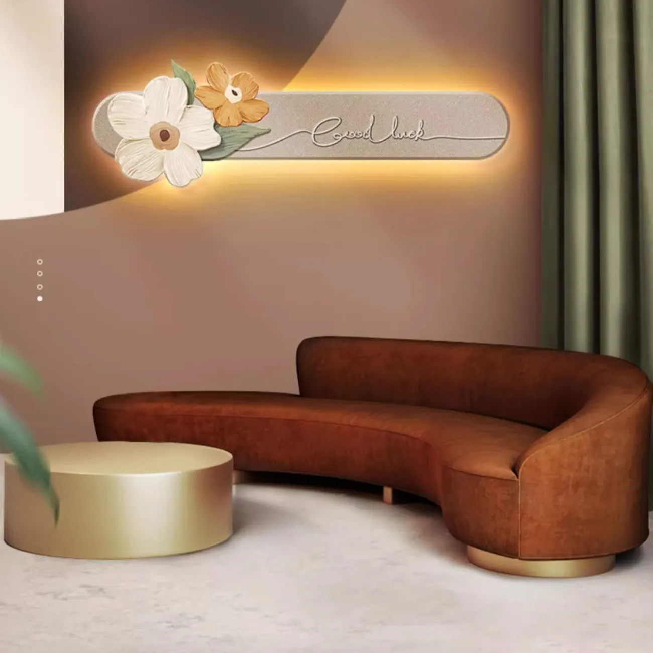 Настенный декор абстрактный цветок фреска AW 37475-29