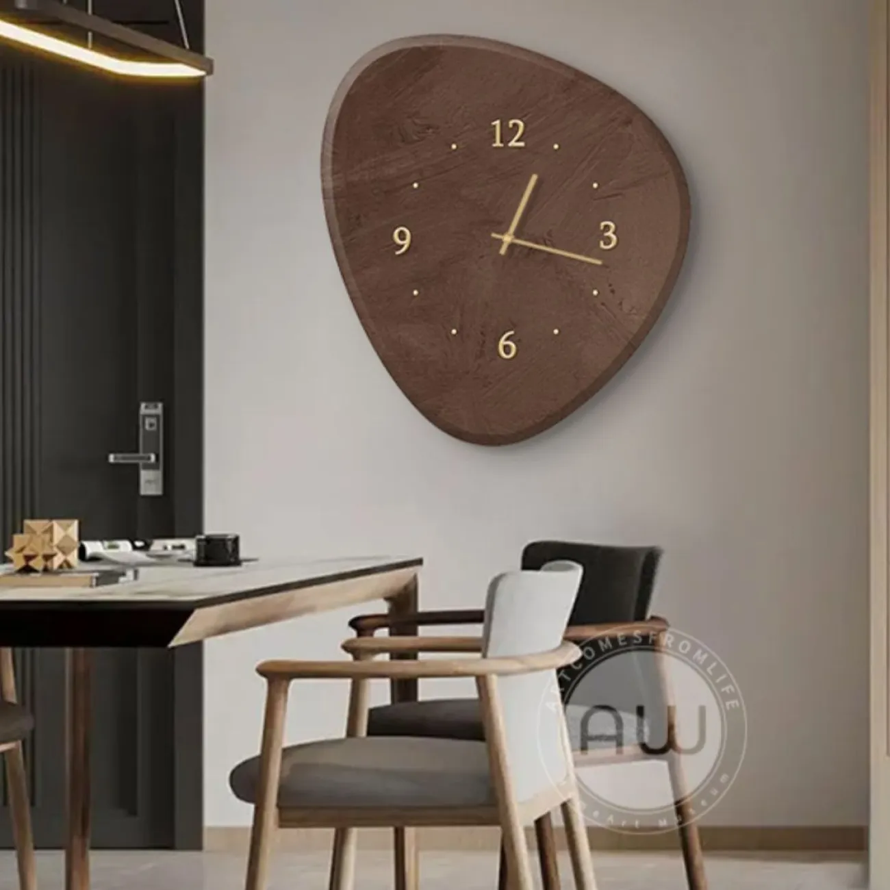 Минималистские настенные часы в стиле Ваби-саби AW 37479-29