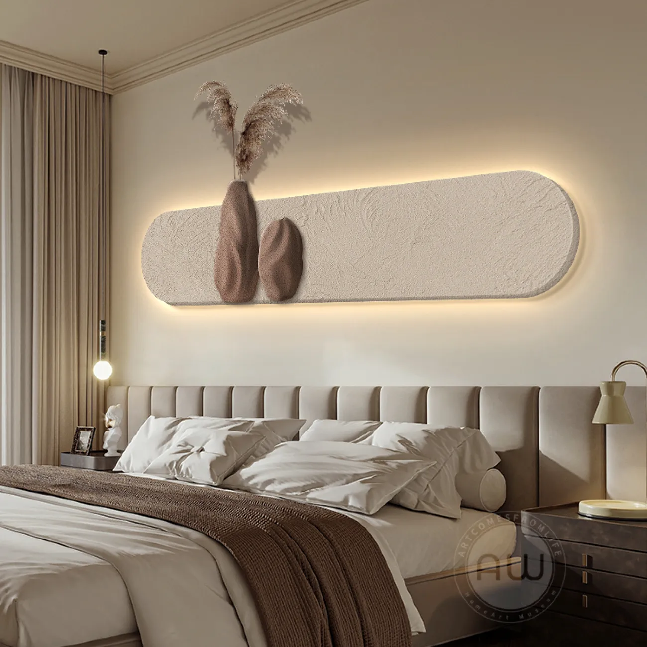 Трехмерный настенный декор из песчаника AW 37481-29 Трехмерный настенный декор из песчаника AW 37481-29