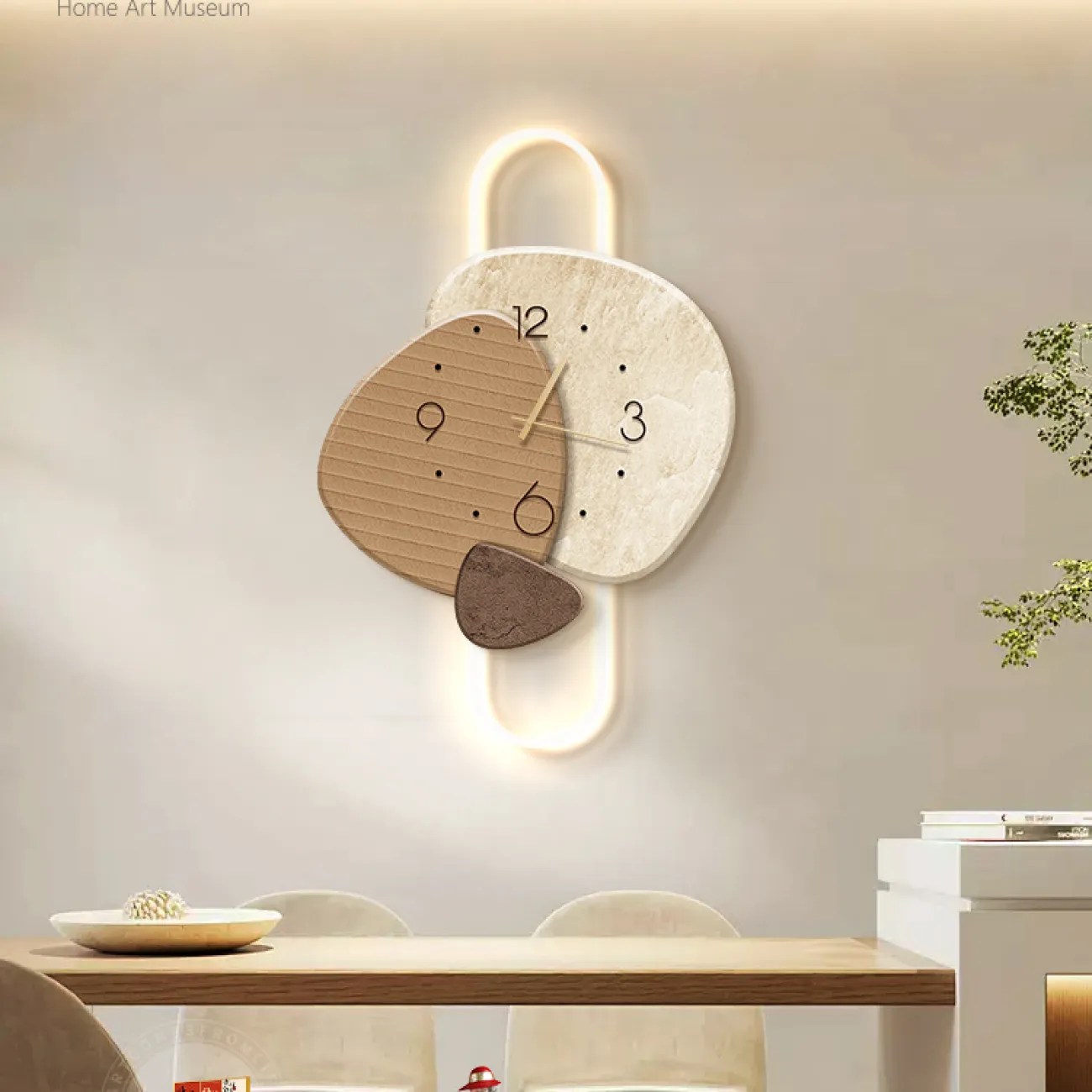 Настенные часы в стиле Ваби-саби AW 37482-29 Настенные часы в стиле Ваби-саби AW 37482-29