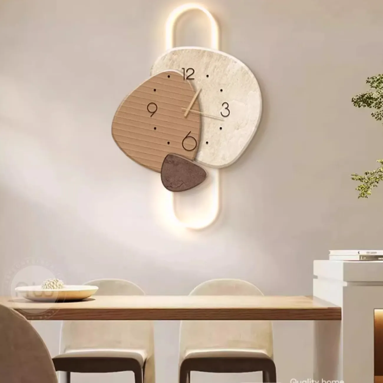 Настенные часы в стиле Ваби-саби AW 37482-29 Настенные часы в стиле Ваби-саби AW 37482-29