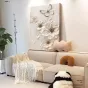 3D картина бабочки в кремовом стиле AW 37485-29
