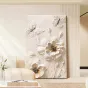 3D картина бабочки в кремовом стиле AW 37485-29