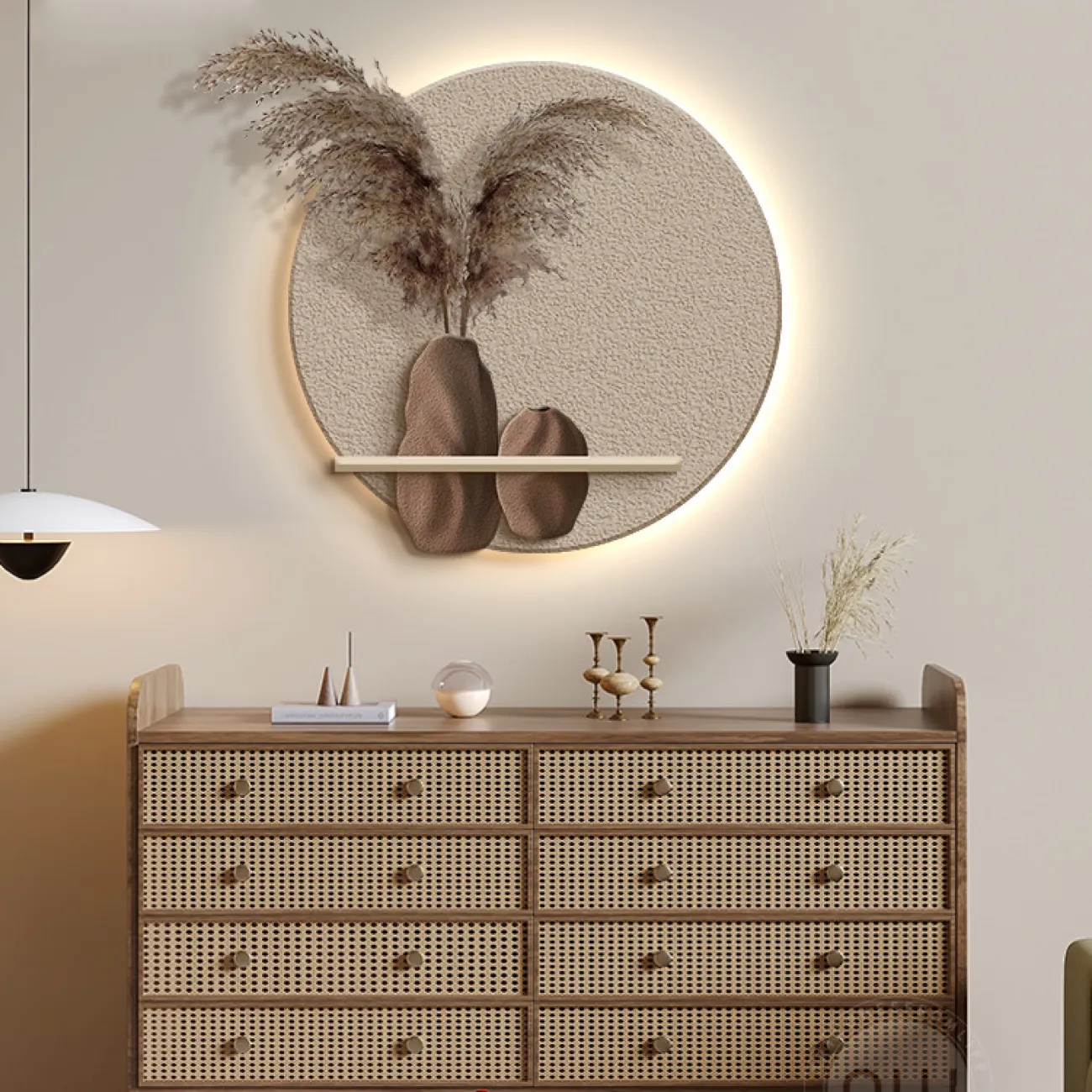 Трёхмерная картина в стиле Ваби-саби AW 37488-29