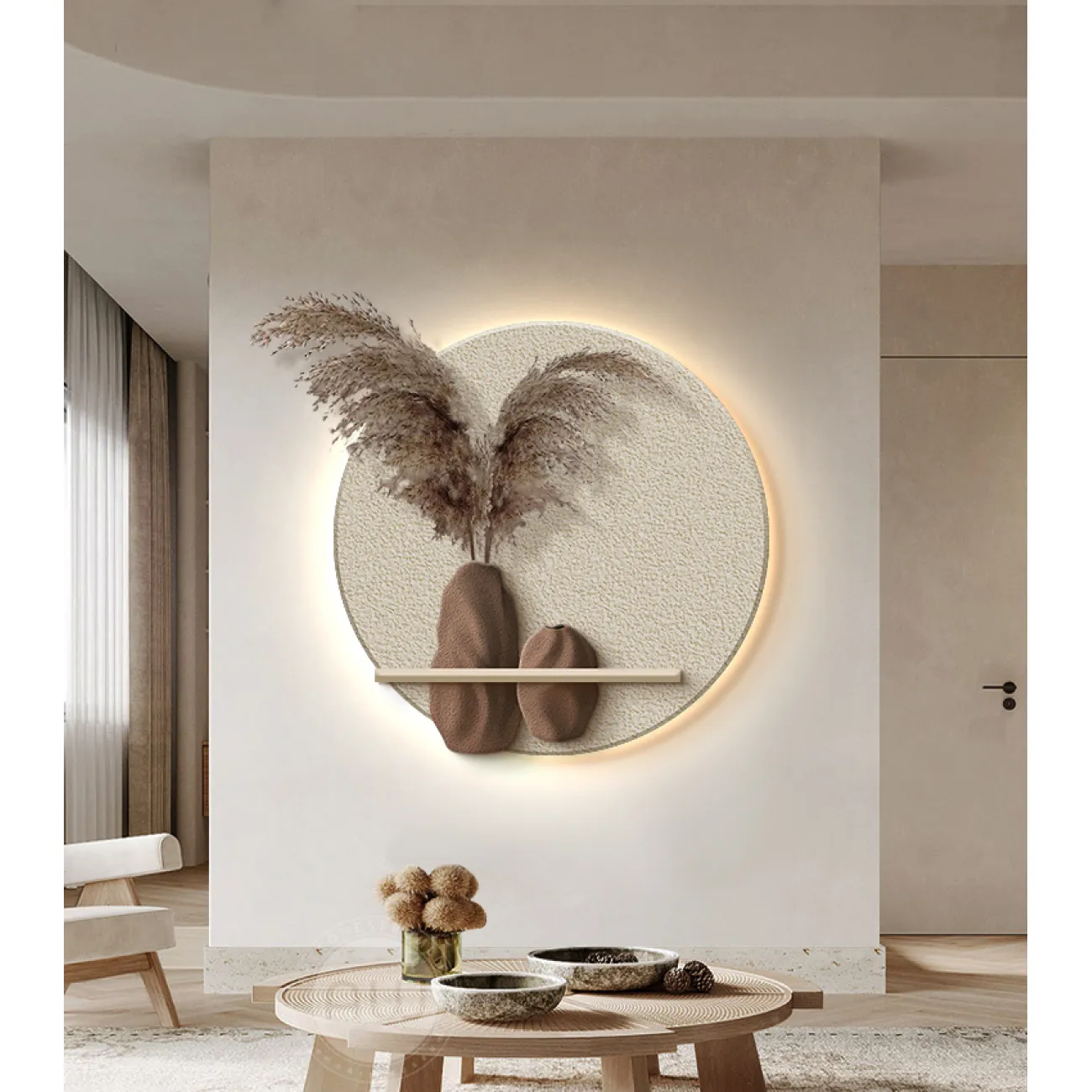 Трёхмерная картина в стиле Ваби-саби AW 37488-29