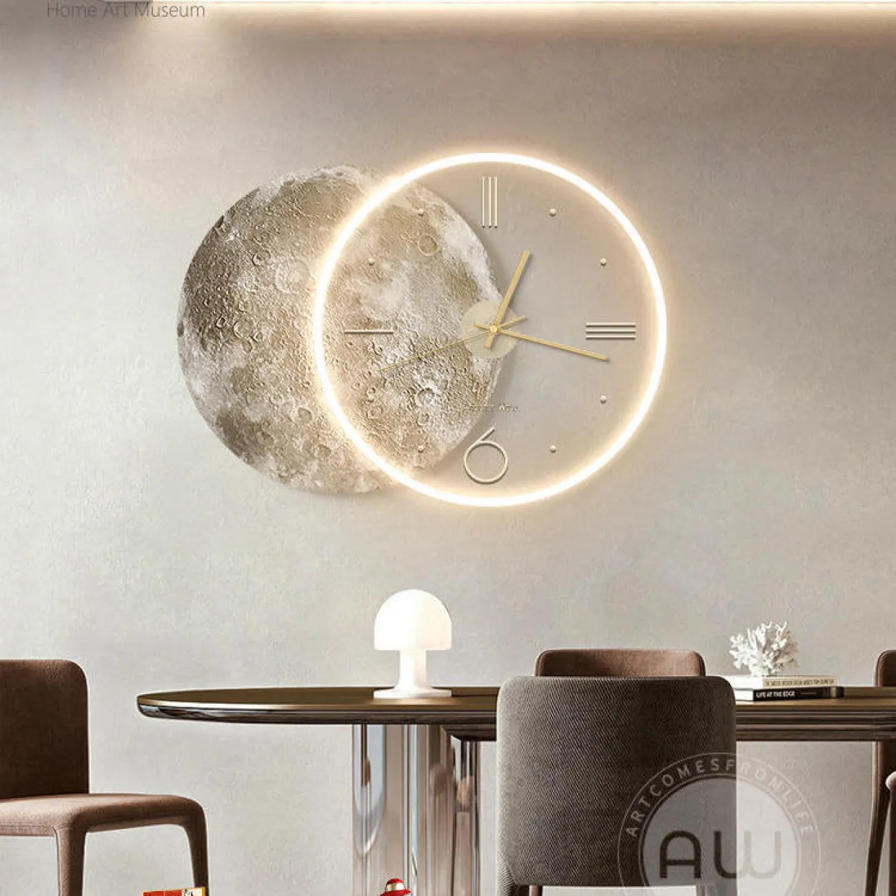 Настенные часы с подсветкой AW  37489-29