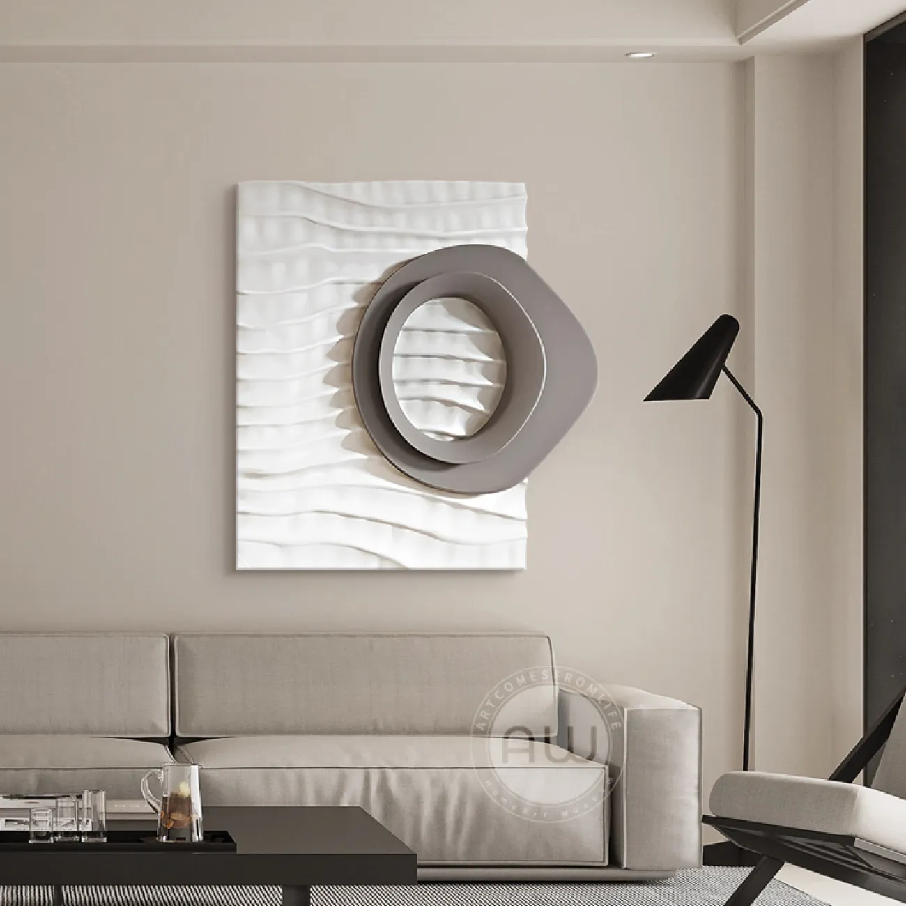 Трёхмерный настенный декор в стиле Ваби-саби AW 37492-29