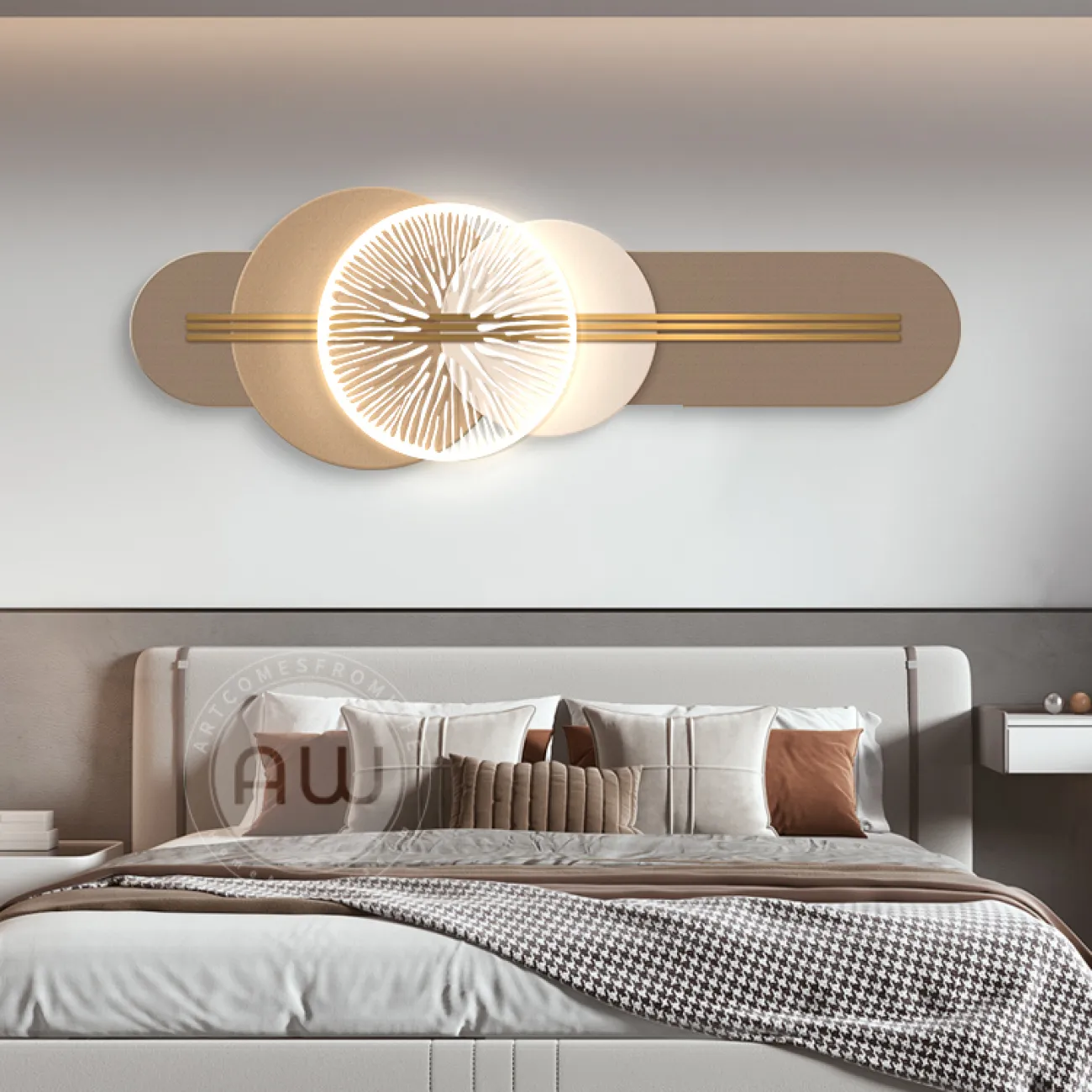 Настенный декор высокого класса с подсветкой AW 37496-29