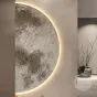 Настенный декор текстурная луна с подсветкой AW 37498-29