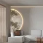 Настенный декор текстурная луна с подсветкой AW 37498-29