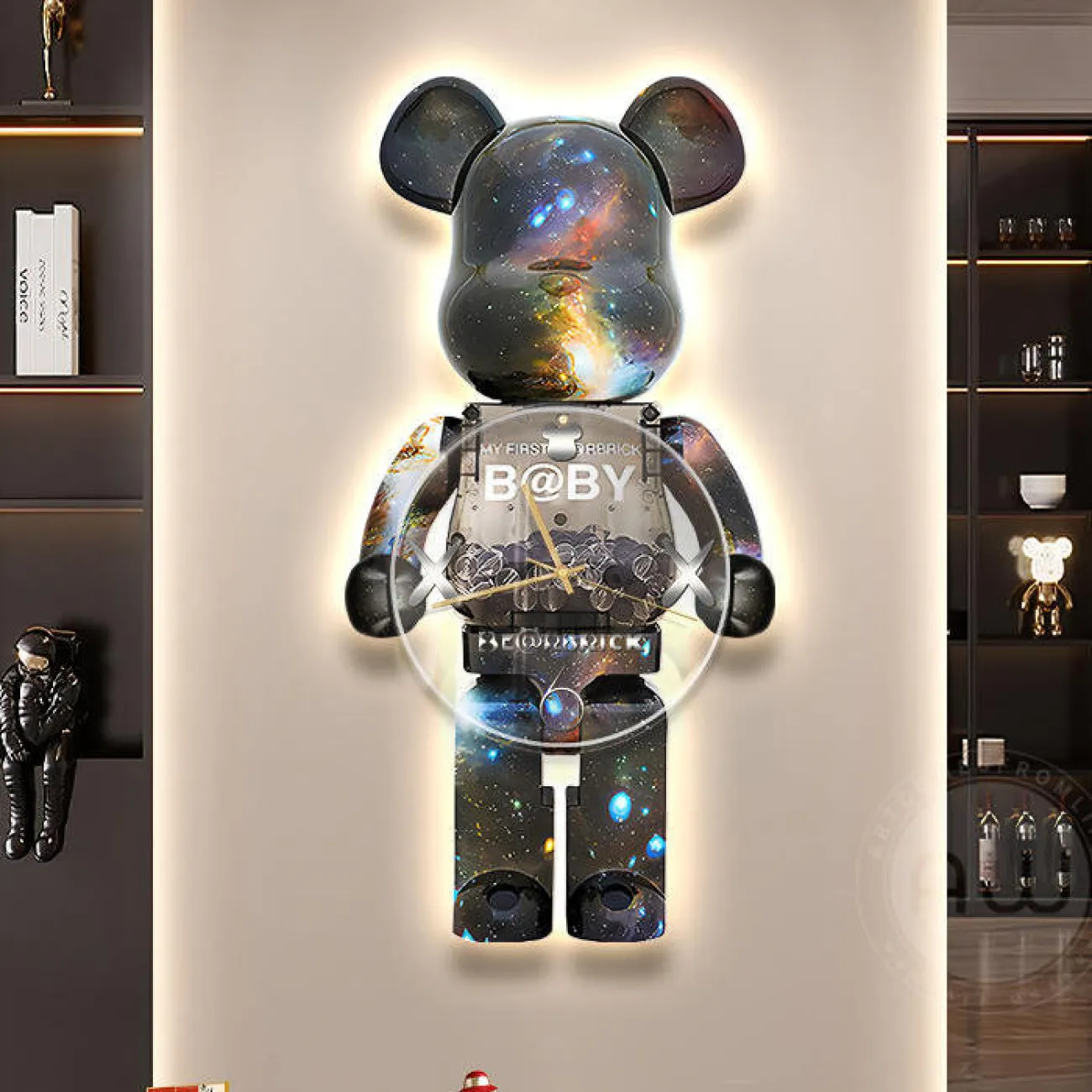 Настенные часы в виде мишки  AW 37500-29