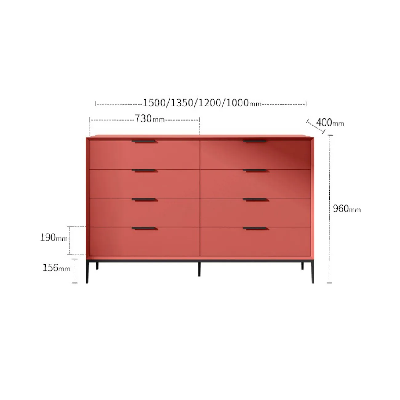 Современный роскошный комод из массива дерева HAOTAI 37507-29
