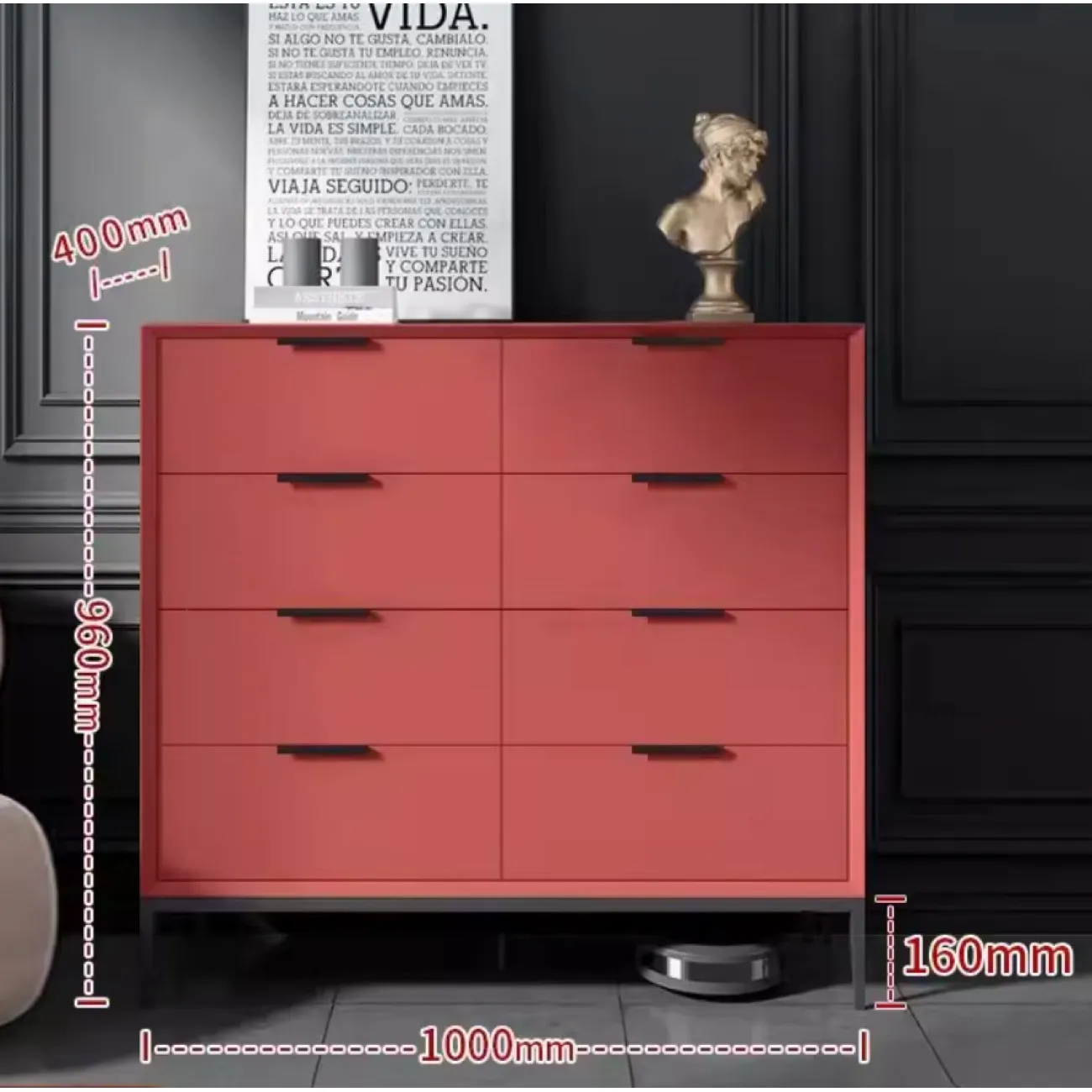 Современный роскошный комод из массива дерева HAOTAI 37507-29