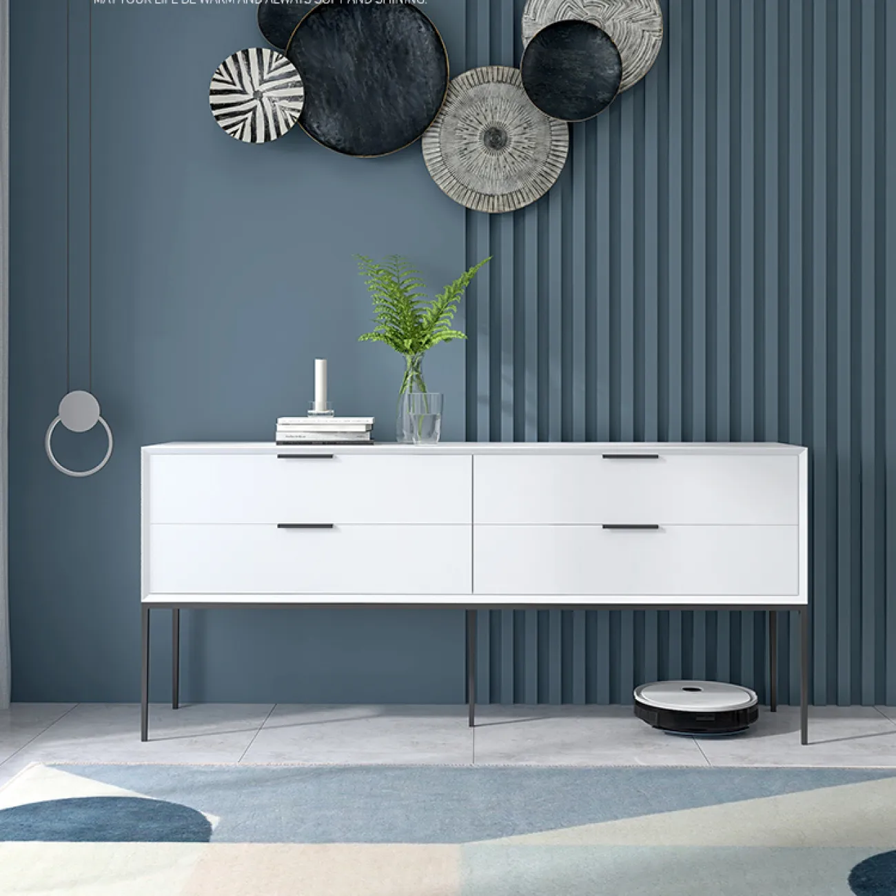 Итальянский минималистский комод HAOTAI 37508-29 Итальянский минималистский комод HAOTAI 37508-29