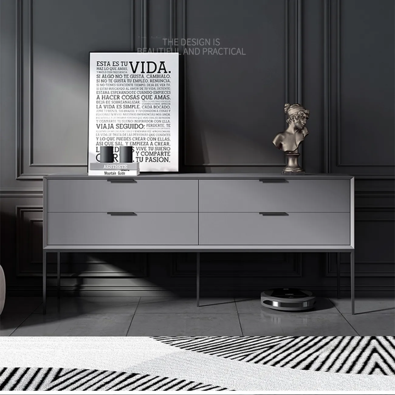 Итальянский минималистский комод HAOTAI 37508-29
