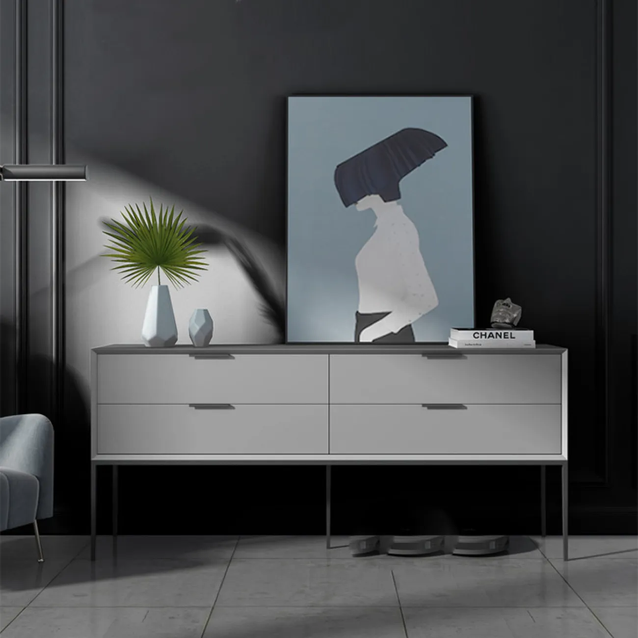 Роскошный комод из массива дерева HAOTAI 37509-29 Роскошный комод из массива дерева HAOTAI 37509-29