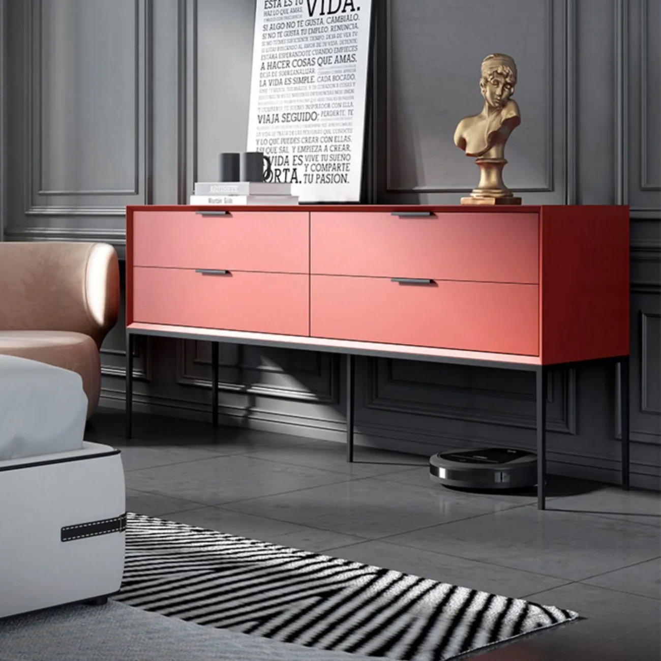 Роскошный комод из массива дерева HAOTAI 37509-29 Роскошный комод из массива дерева HAOTAI 37509-29