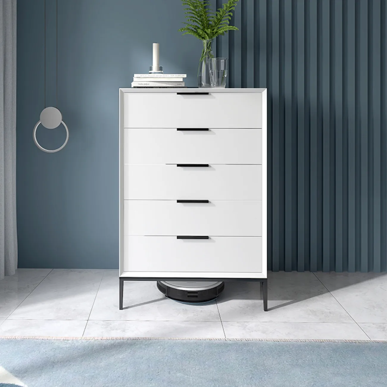 Итальянский минималистский лакированный комод HAOTAI 37511-29 Итальянский минималистский лакированный комод HAOTAI 37511-29