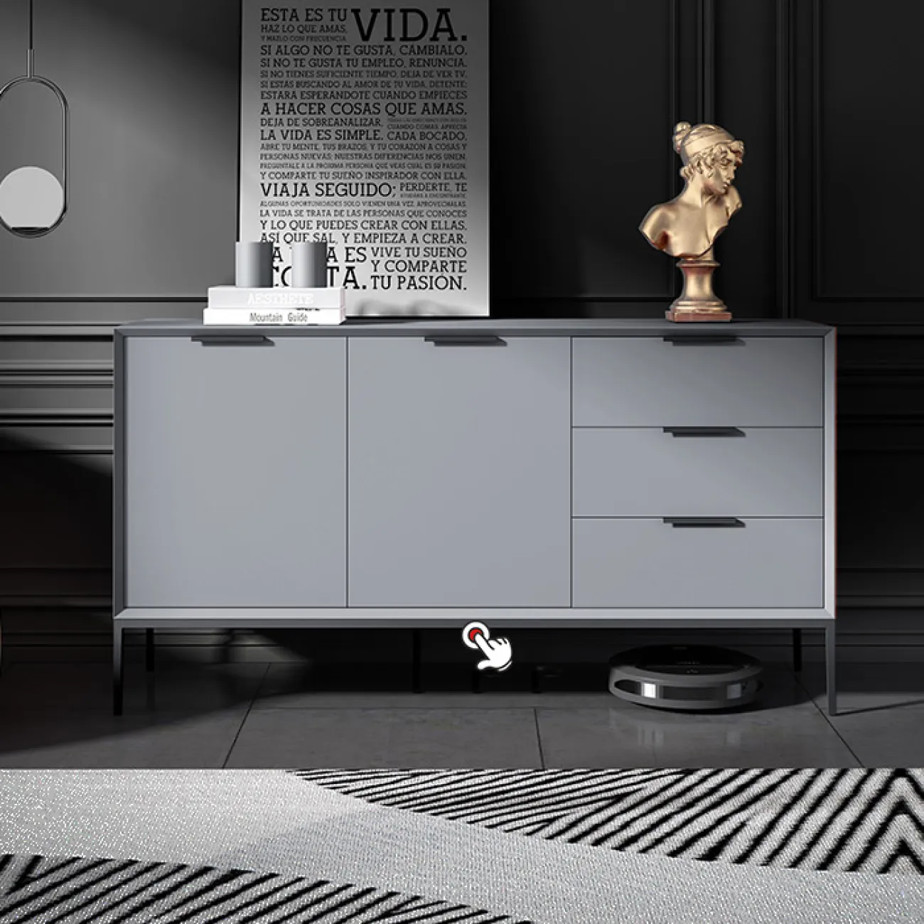 Итальянский комод из массива дерева HAOTAI 37512-29 Итальянский комод из массива дерева HAOTAI 37512-29