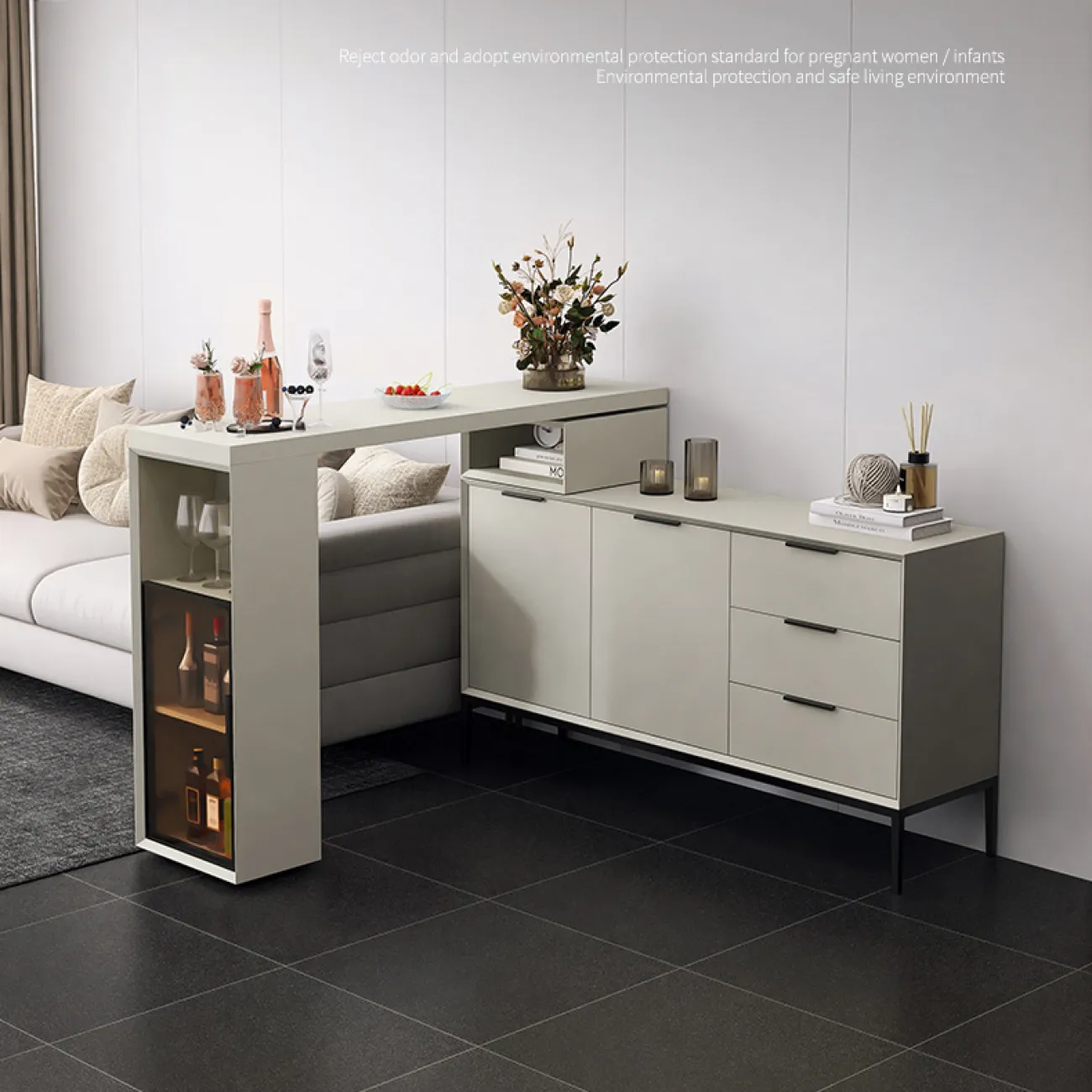 Итальянский комод из массива дерева HAOTAI 37512-29
