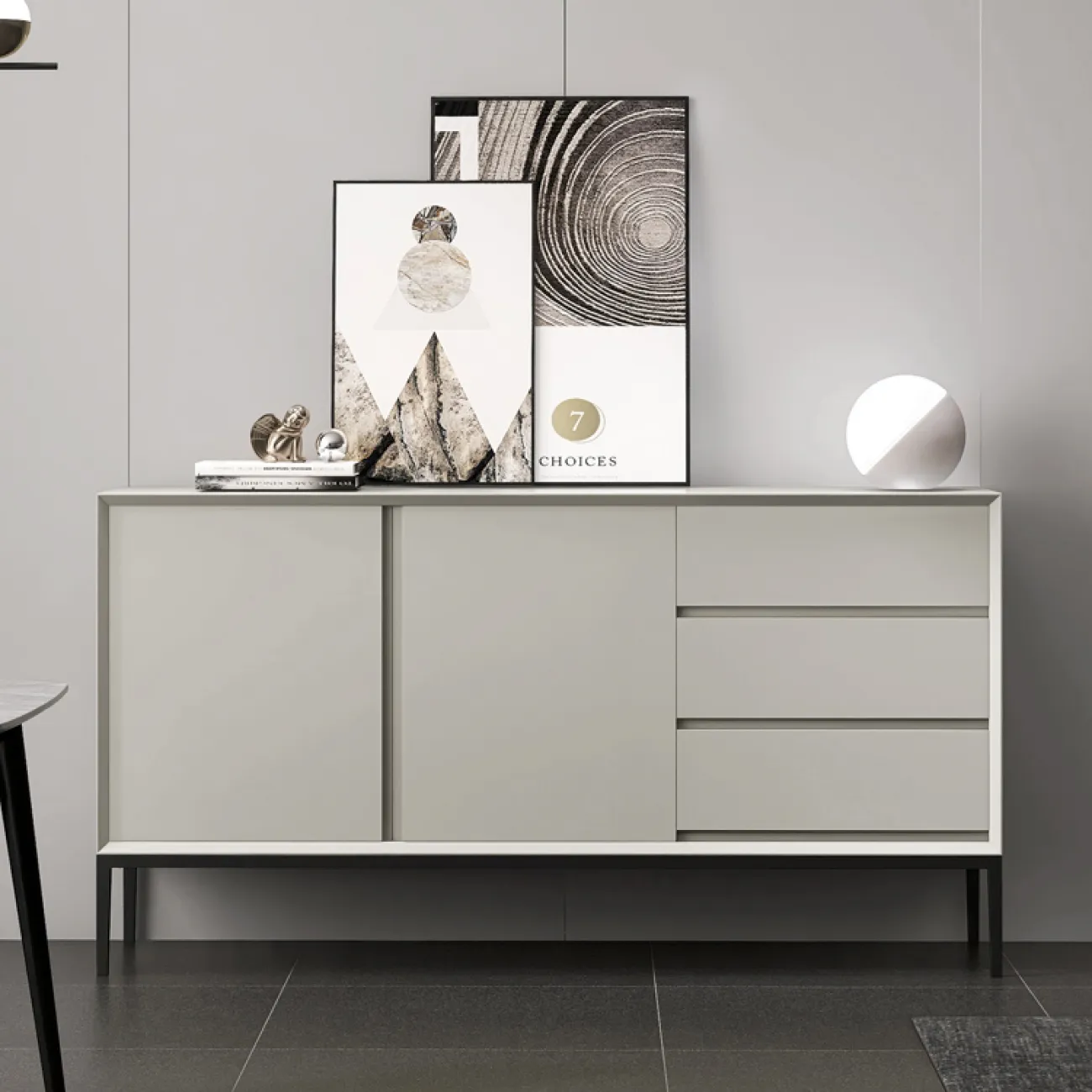 Итальянский комод из массива дерева HAOTAI 37512-29