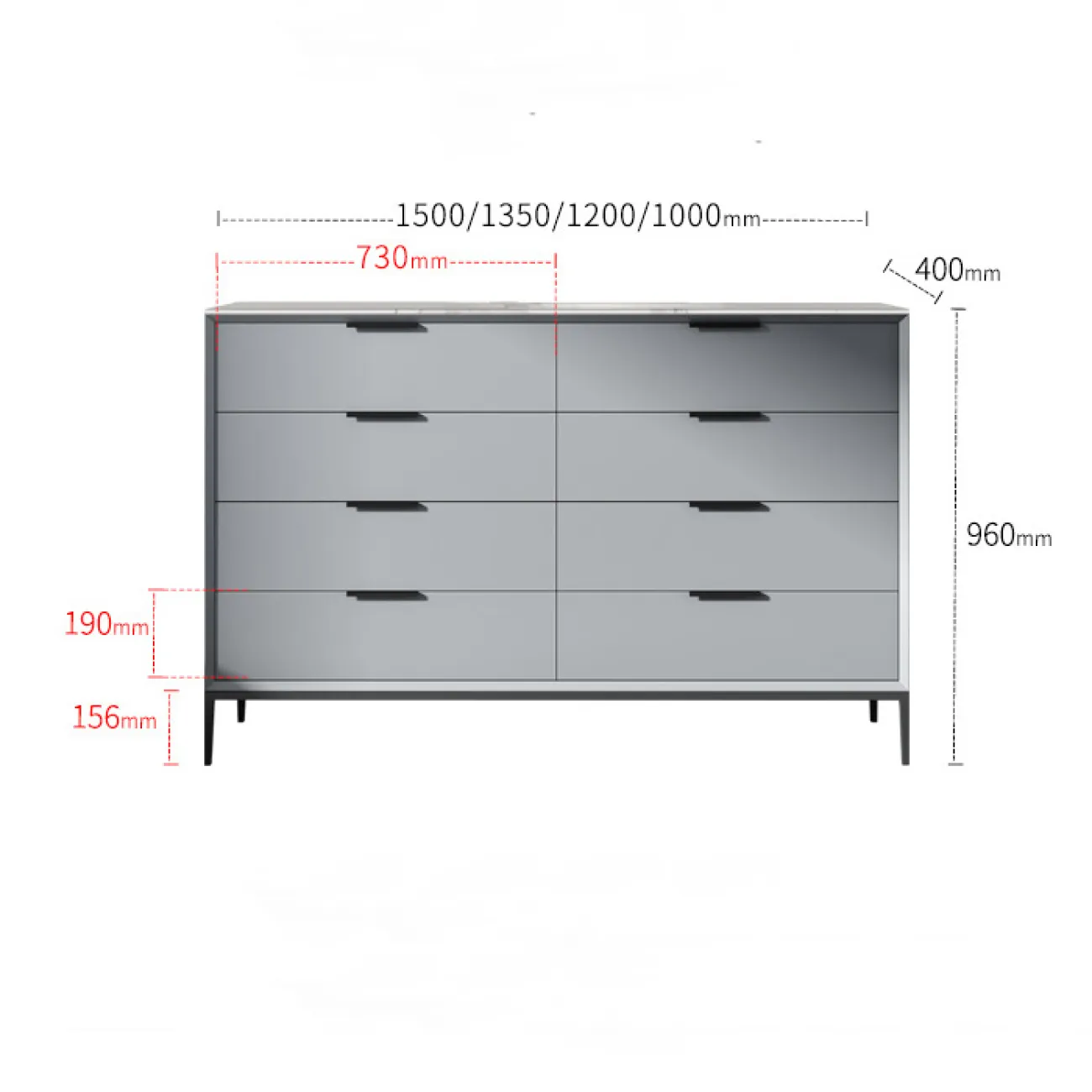 Роскошный комод из натурального камня HAOTAI 37515-29 Роскошный комод из натурального камня HAOTAI 37515-29