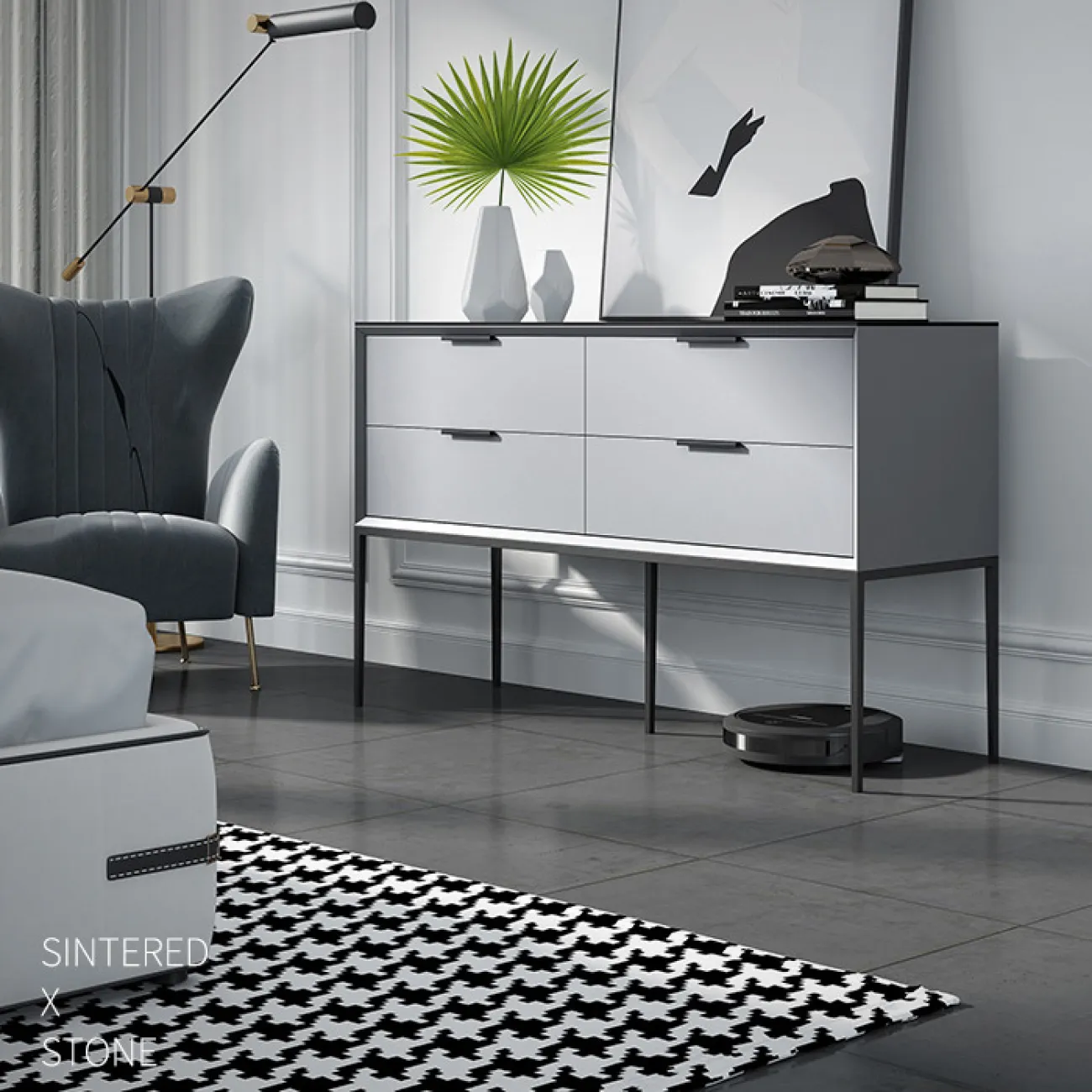 Роскошный комод из натурального камня HAOTAI 37515-29 Роскошный комод из натурального камня HAOTAI 37515-29