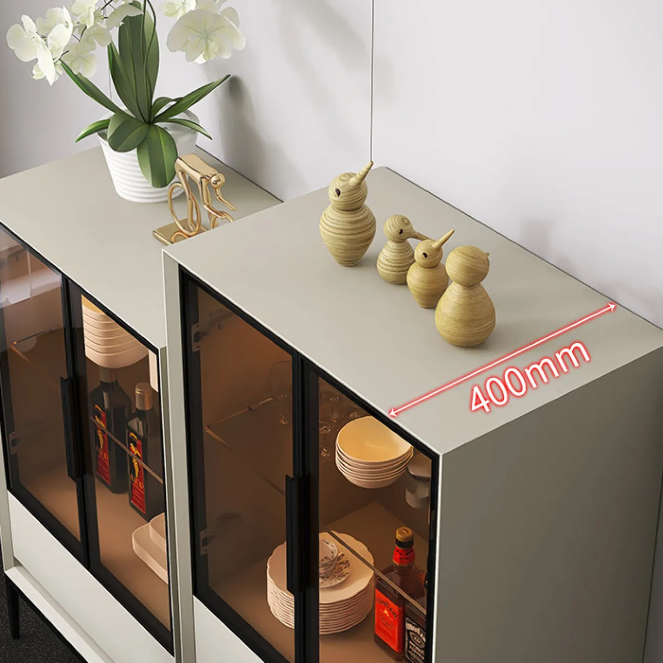 Лакированный винный шкаф из массива дерева HAOTAI 37517-29 Лакированный винный шкаф из массива дерева HAOTAI 37517-29