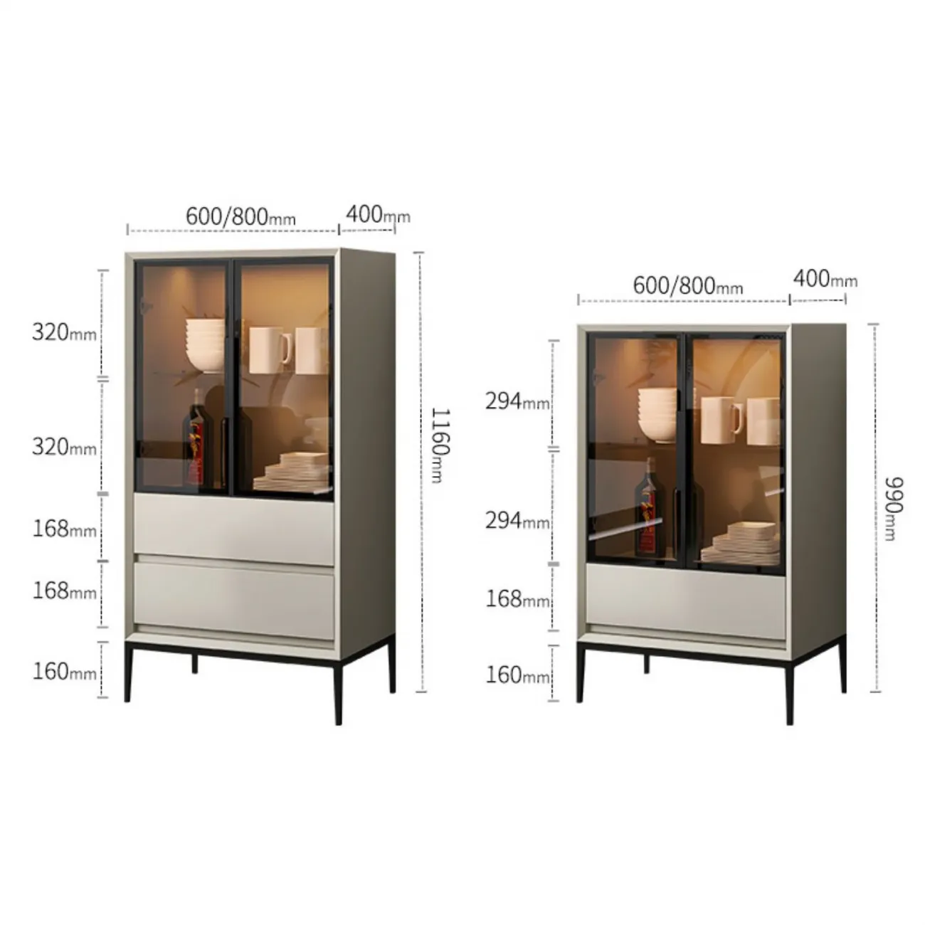 Лакированный  винный шкаф из массива дерева HAOTAI 37517-29