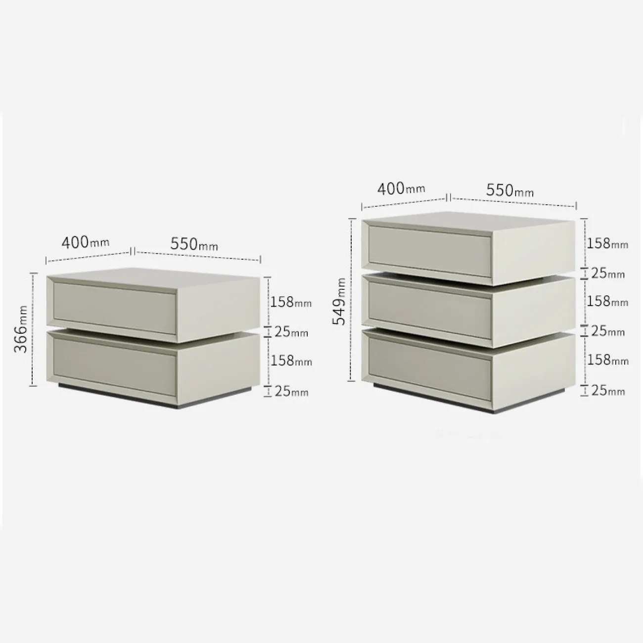 Дизайнерская прикроватная тумбочка HAOTAI 37518-29