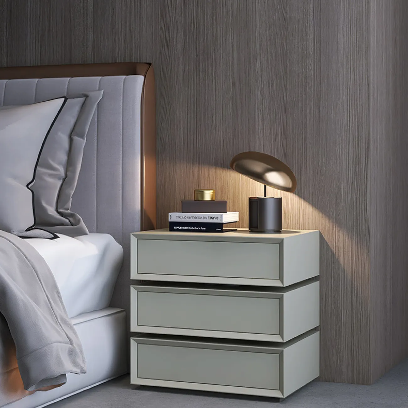 Дизайнерская прикроватная тумбочка HAOTAI 37518-29